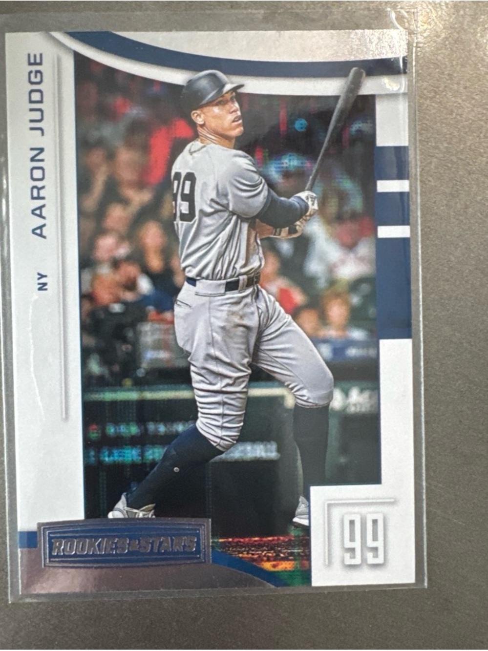 Topps Aaron Judge Baseball Card - Gray, Navy, White